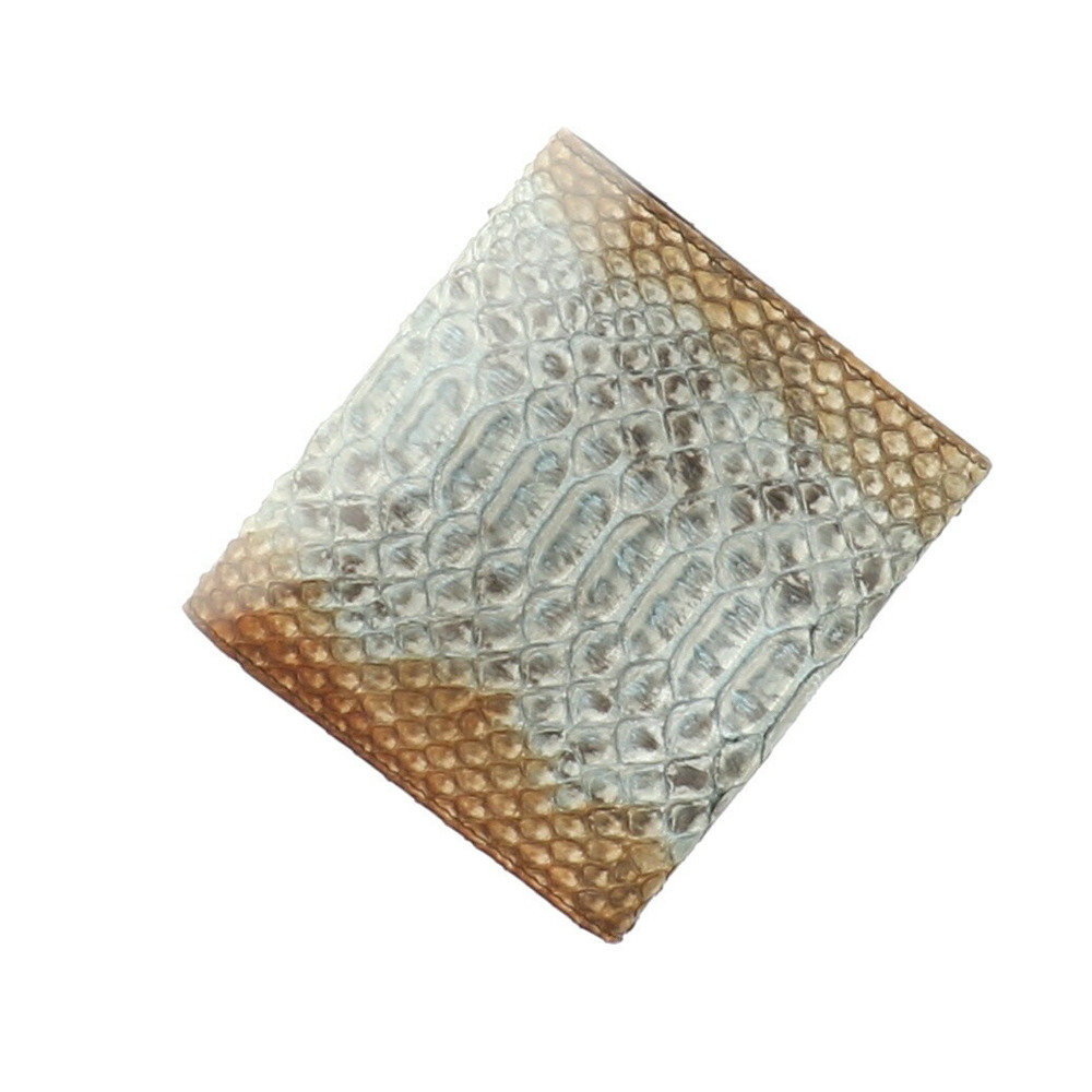 Prada Tri Fold Wallet Python Bilfold Green - image 6